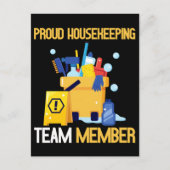 Woningopslagteam voor dakbedekking briefkaart (Voorkant)