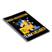 Woningopslagteam voor dakbedekking notitieboek (Rechterzijde)