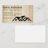 woningrenovatie | hoofdaannemer visitekaartje (Voorkant / Achterkant)