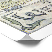 Woningspaden van Anne Anderson Poster (Hoek)