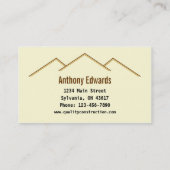 Woningverbouwing / Bouw Visitekaartje (Achterkant)