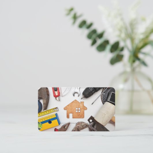 🏠︎ Woningverbouwing Visitekaartje (Staand voorkant)