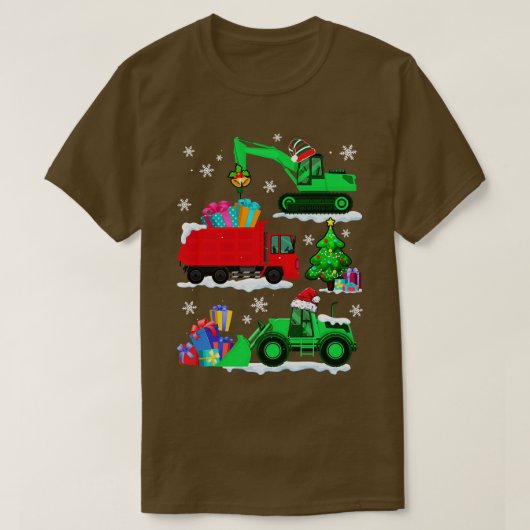 Woningwagens voor kerstmis Winter B T-shirt (Design voorkant)