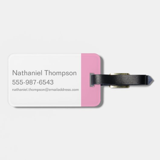 Wonka Bar Logo Bagagelabel (Achterkant horizontaal)