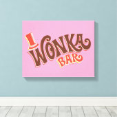 Wonka Bar Logo Canvas Afdruk (Insitu (Houten vloer))