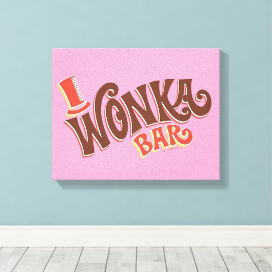 Wonka Bar Logo Canvas Afdruk (Insitu (Houten vloer))