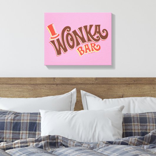 Wonka Bar Logo Canvas Afdruk (Insitu (Slaapkamer))
