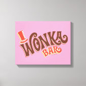 Wonka Bar Logo Canvas Afdruk (Voorkant)