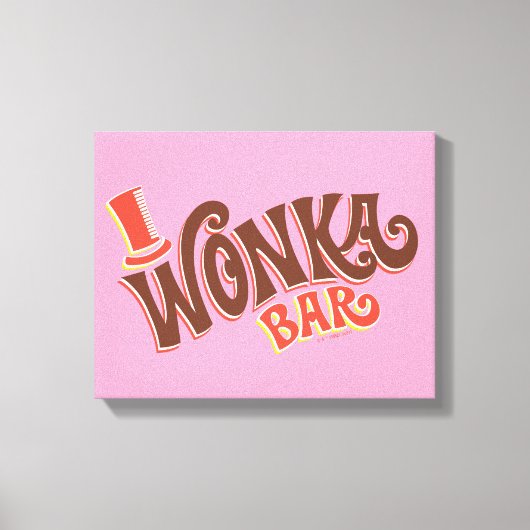 Wonka Bar Logo Canvas Afdruk (Voorkant)