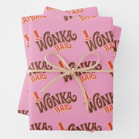 Wonka Bar Logo Inpakpapier Vel (In situ)