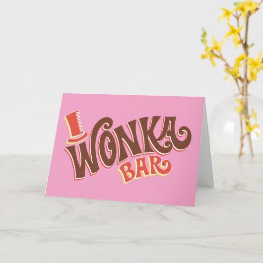 Wonka Bar Logo Kaart (Gele Bloem)