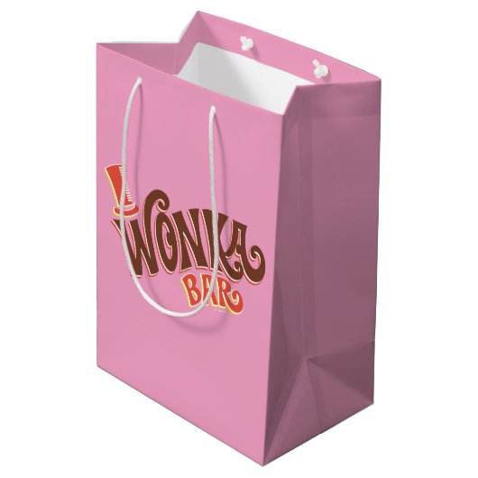 Wonka Bar Logo Medium Cadeauzakje (Achterkant Gekanteld)