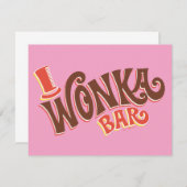 Wonka Bar Logo Notitiekaartje (Voorkant / Achterkant)