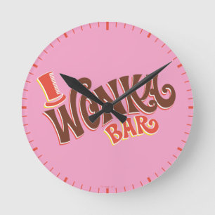 Wonka Bar Logo Ronde Klok