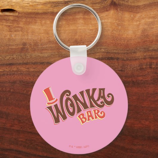 Wonka Bar Logo Sleutelhanger (Voorkant)