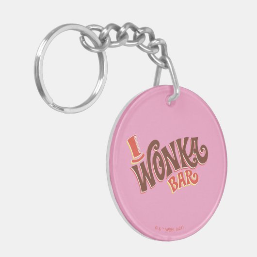 Wonka Bar Logo Sleutelhanger (Voorkant Links)