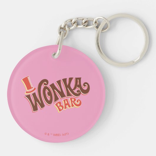 Wonka Bar Logo Sleutelhanger (Achterkant)