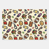 Wonka Factory geïnspireerd wikkelpapier Set van 3 Inpakpapier Vel (Voorkant 2)