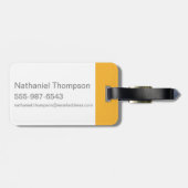 Wonka Factory Silhouette Bagagelabel (Achterkant horizontaal)