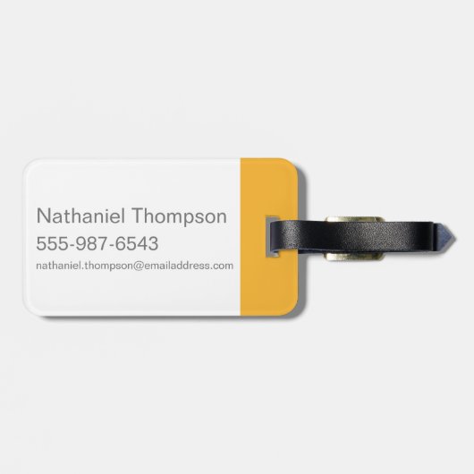 Wonka Factory Silhouette Bagagelabel (Achterkant horizontaal)