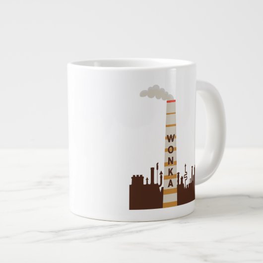Wonka Factory Silhouette Grote Koffiekop (Voorkant rechts)