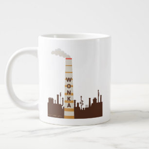 Wonka Factory Silhouette Grote Koffiekop
