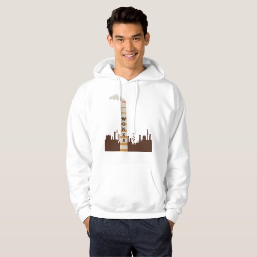 Wonka Factory Silhouette Hoodie (Voorkant volledig)
