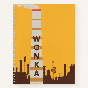 Wonka Factory Silhouette Notitieboek