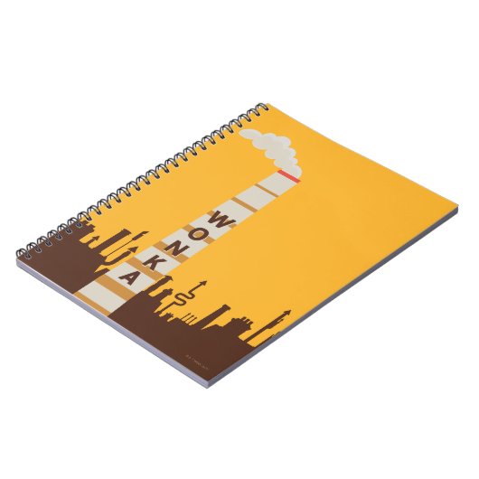 Wonka Factory Silhouette Notitieboek (Linkerzijde)