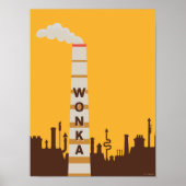 Wonka Factory Silhouette Poster (Voorkant)