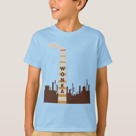 Wonka Factory Silhouette T-shirt (Voorkant)