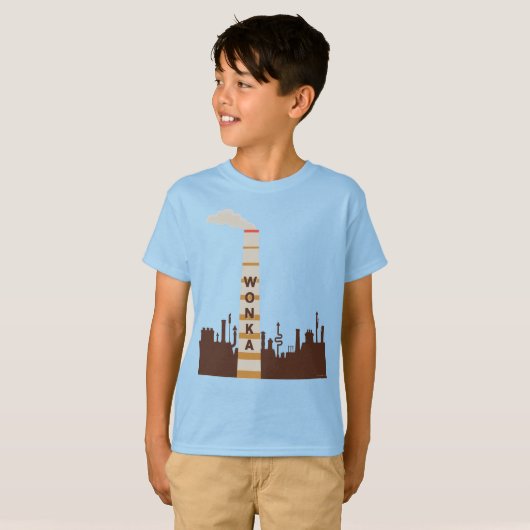 Wonka Factory Silhouette T-shirt (Voorkant volledig)
