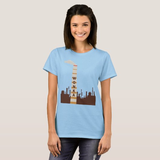 Wonka Factory Silhouette T-shirt (Voorkant volledig)