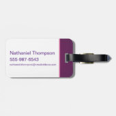 Wonka "Laat ze nooit je dromen stelen" Bagagelabel (Achterkant horizontaal)