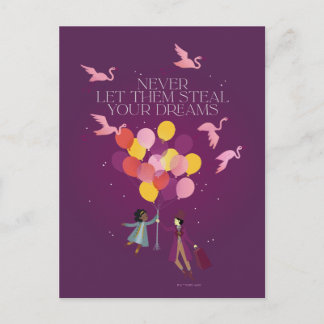 Wonka "Laat ze nooit je dromen stelen" Briefkaart