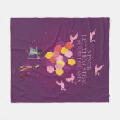 Wonka "Laat ze nooit je dromen stelen" Fleece Deken (Voorkant (Horizontaal))