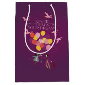 Wonka "Laat ze nooit je dromen stelen" Medium Cadeauzakje (Voorkant)