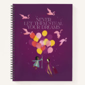 Wonka "Laat ze nooit je dromen stelen" Notitieboek (Voorkant)