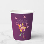 Wonka "Laat ze nooit je dromen stelen" Papieren Bekers (Achterkant)