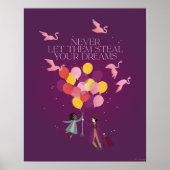 Wonka "Laat ze nooit je dromen stelen" Poster (Voorkant)