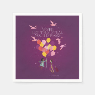 Wonka "Laat ze nooit je dromen stelen" Servet