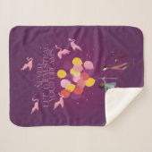 Wonka "Laat ze nooit je dromen stelen" Sherpa Deken (Voorkant (horizontaal))