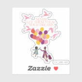 Wonka "Laat ze nooit je dromen stelen" Sticker (Vel)