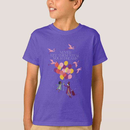 Wonka "Laat ze nooit je dromen stelen" T-shirt (Voorkant)