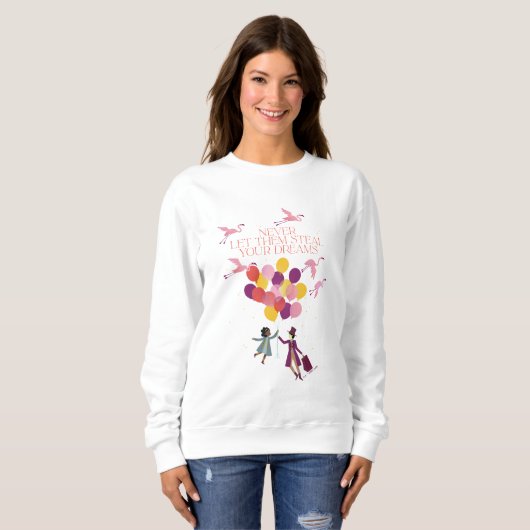 Wonka "Laat ze nooit je dromen stelen" Trui (Voorkant volledig)