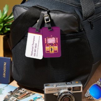 Wonka Snoep Store Graphic Bagagelabel