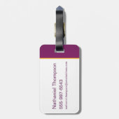 Wonka Snoep Store Graphic Bagagelabel (Achterkant verticaal)