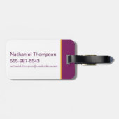 Wonka Snoep Store Graphic Bagagelabel (Achterkant horizontaal)