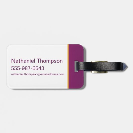 Wonka Snoep Store Graphic Bagagelabel (Achterkant horizontaal)