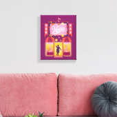 Wonka Snoep Store Graphic Canvas Afdruk (Insitu (Woonkamer))